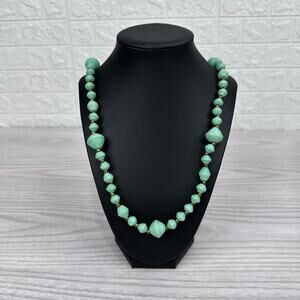 Noonday Collection Fashion Necklace 18" Turquoise-Colored Paper Bead Handcrafted